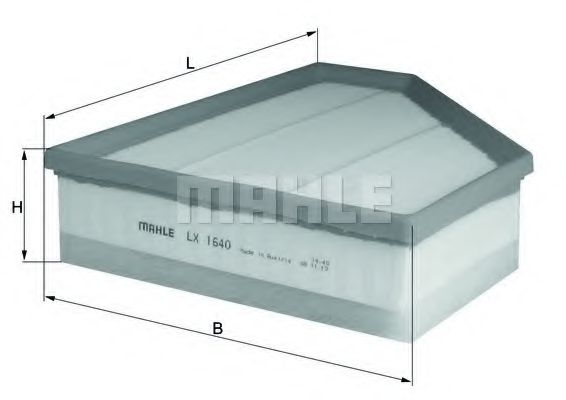 Фильтр воздушный - Knecht LX 1640