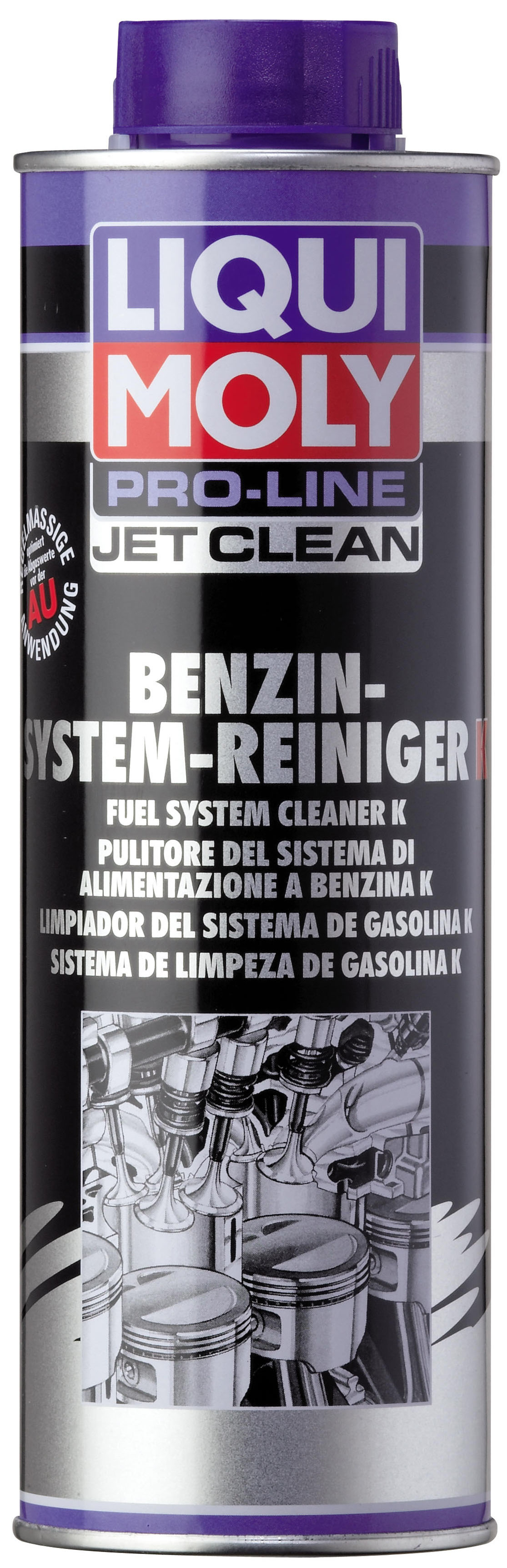 Жидкость д/очистки бенз.систем впрыска Pro-Line JetClean Benzin-System-Reiniger Konzentrat, 500мл - Liqui Moly 5152
