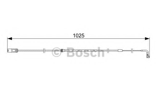 Датчик износа тормозных колодок - Bosch 1 987 473 026