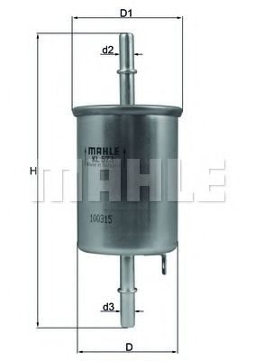 Фильтр топливный - Knecht KL 573