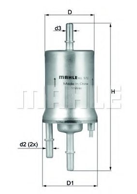 Фильтр топливный - Knecht KL 572