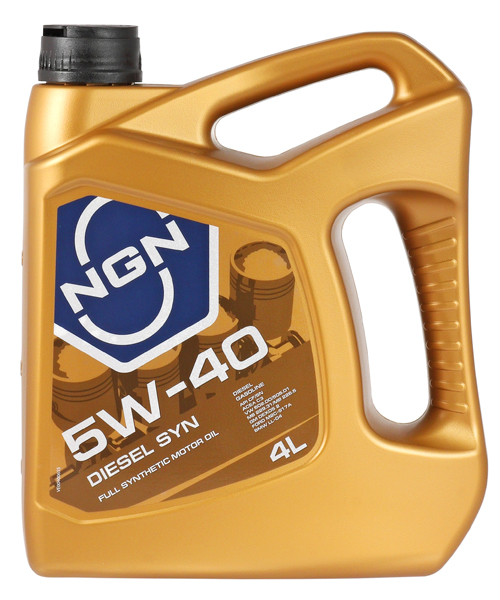5W-40 DIESEL SYN CF/SN 4л (синт. мотор. масло) - NGN V172085330