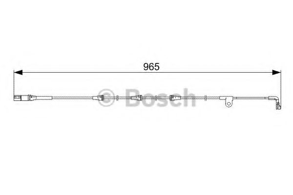 Датчик износа тормозных колодок - Bosch 1 987 473 027
