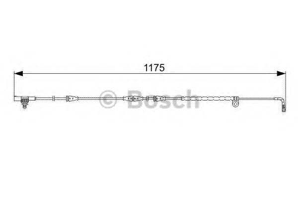 Датчик износа тормозных колодок - Bosch 1 987 473 032