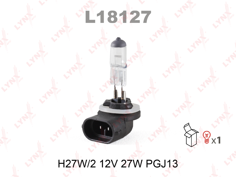 Лампа h27w/2 12V pgj13 - LYNXauto L18127