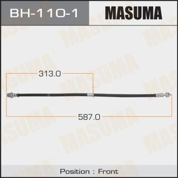 Шланг тормозной | перед | - Masuma BH-110-1