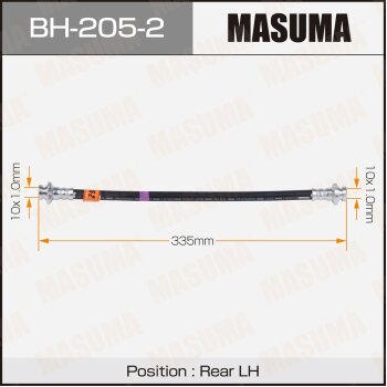 Шланг тормозной | зад | - Masuma BH-205-2 