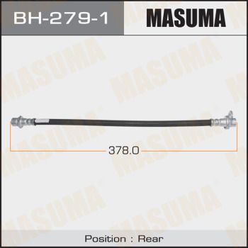 Шланг тормозной | зад | - Masuma BH-279-1