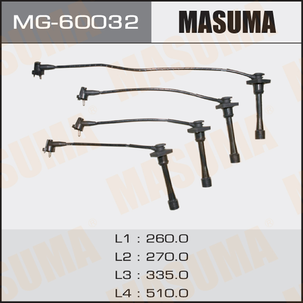 Комплект высоковольтных проводов - Masuma MG-60032