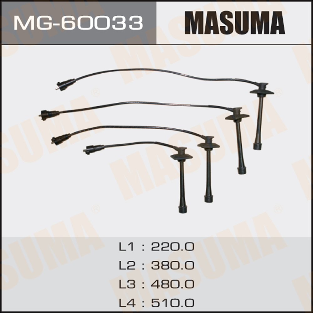 Комплект высоковольтных проводов - Masuma MG-60033