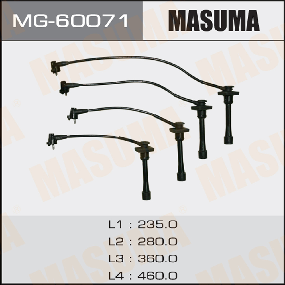 Комплект высоковольтных проводов - Masuma MG-60071