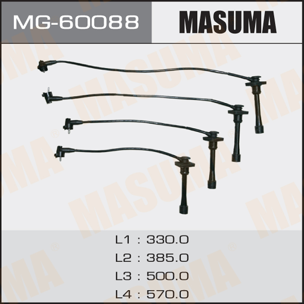 Комплект высоковольтных проводов - Masuma MG-60088