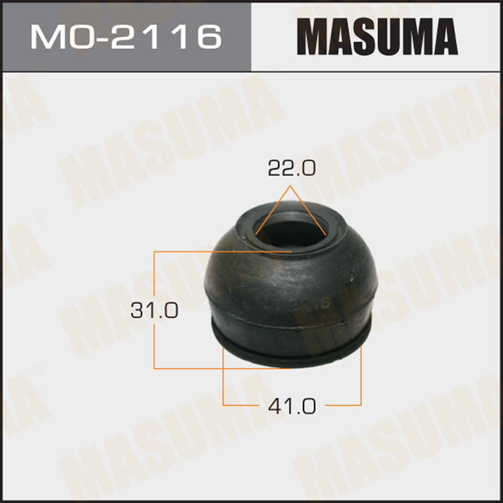 Пыльник шаровой опоры 22х41x31 (уп. 10шт) - Masuma MO-2116