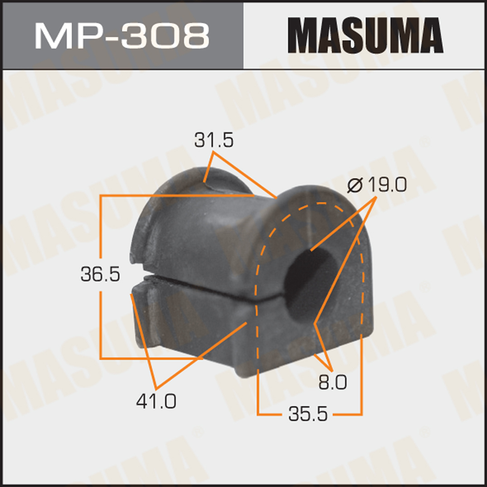 Втулка стабилизатора Corolla | перед | - Masuma MP-308