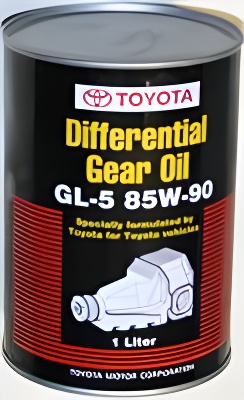 85w-90 Differential Gear Oil API gl-5, 1л (транс. масло) - Toyota 08885-81016