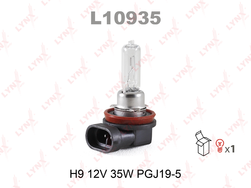 Лампа H9 12V 35W PGJ19-5 - LYNXauto L10935