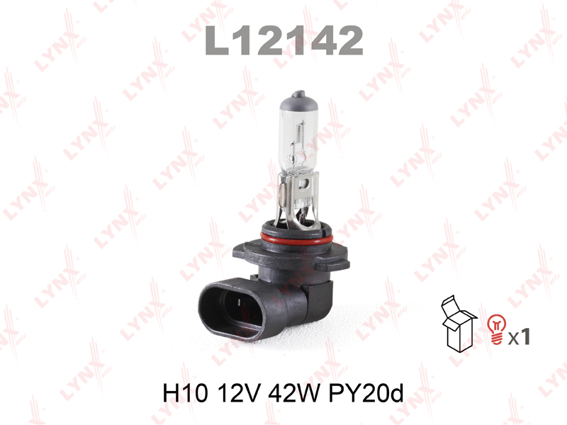 Лампа H10 12V 42W PY20D - LYNXauto L12142