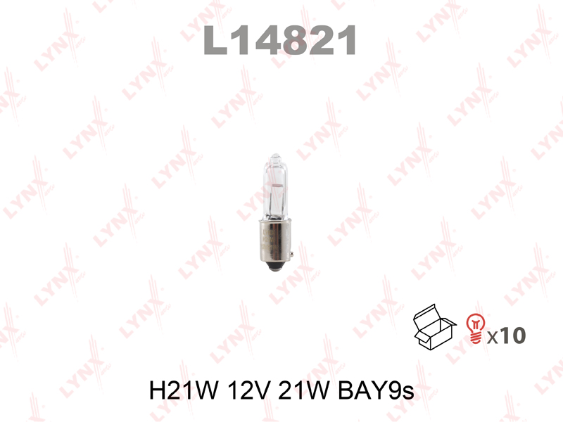 Лампа h21w 12V bay9s - LYNXauto L14821