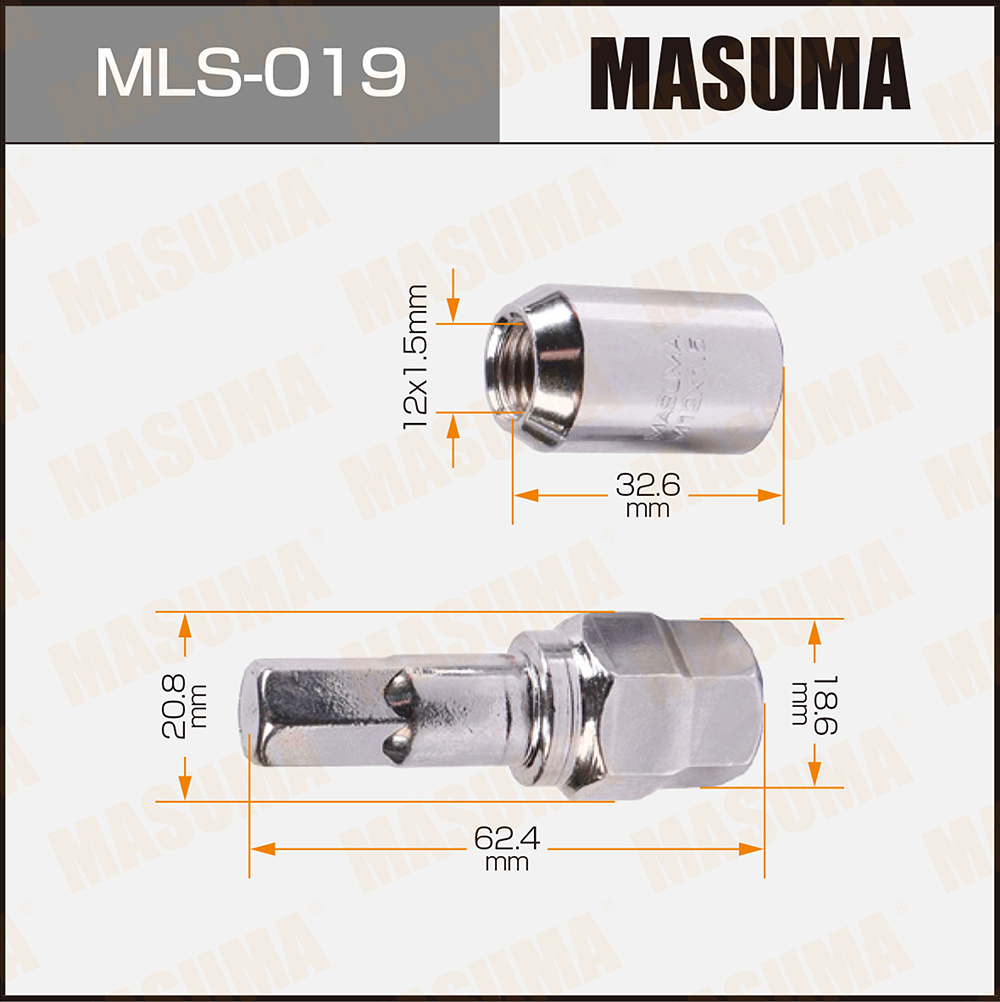Гайки 12*1,5 - Masuma MLS-019