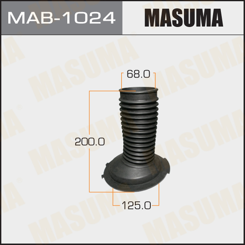 Пыльник стоек универсальный | перед | - Masuma MAB-1024