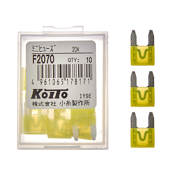 Предохранители (кратность 10 шт.) - KOITO F2070