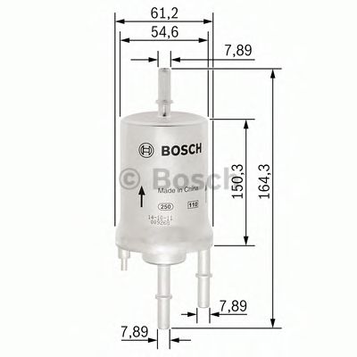 Фильтр топливный - Bosch F 026 403 006