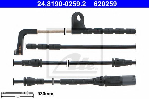 Датчик износа тормозных колодок - ATE 24.8190-0259.2