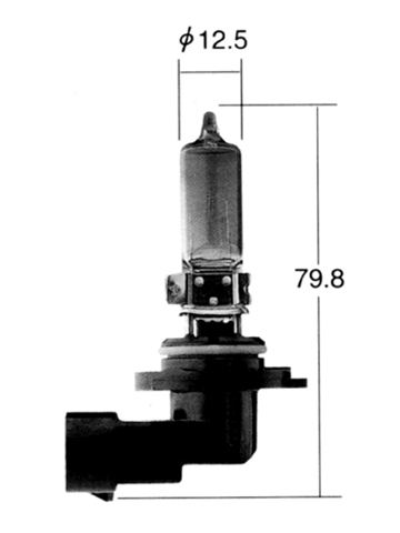 Лампа 9005 (hb3) 12V 65W (120w) Whitebeam (2шт) - KOITO P0756W