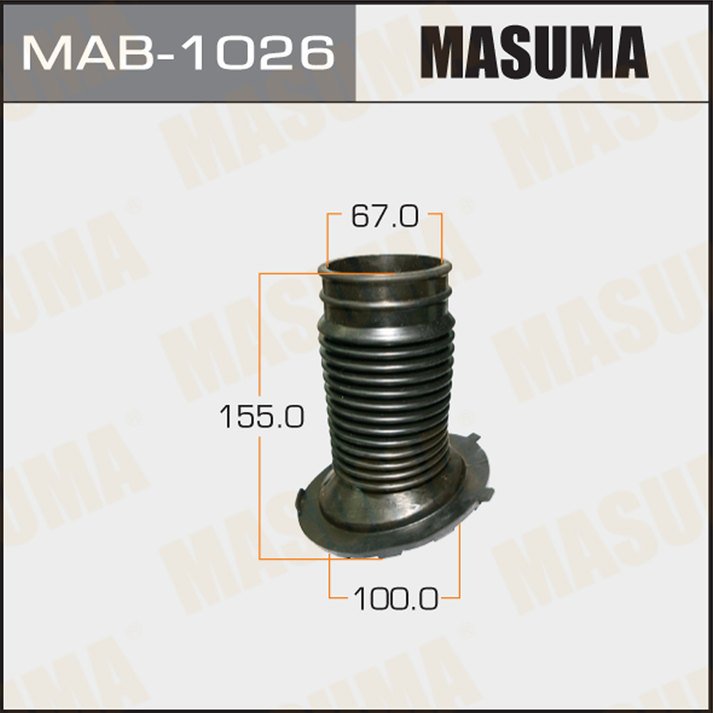 Пыльник стойки универсальный | перед | - Masuma MAB-1026