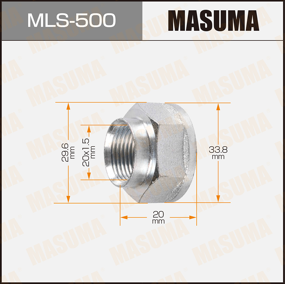 Гайка ШРУСа - Masuma mls-500