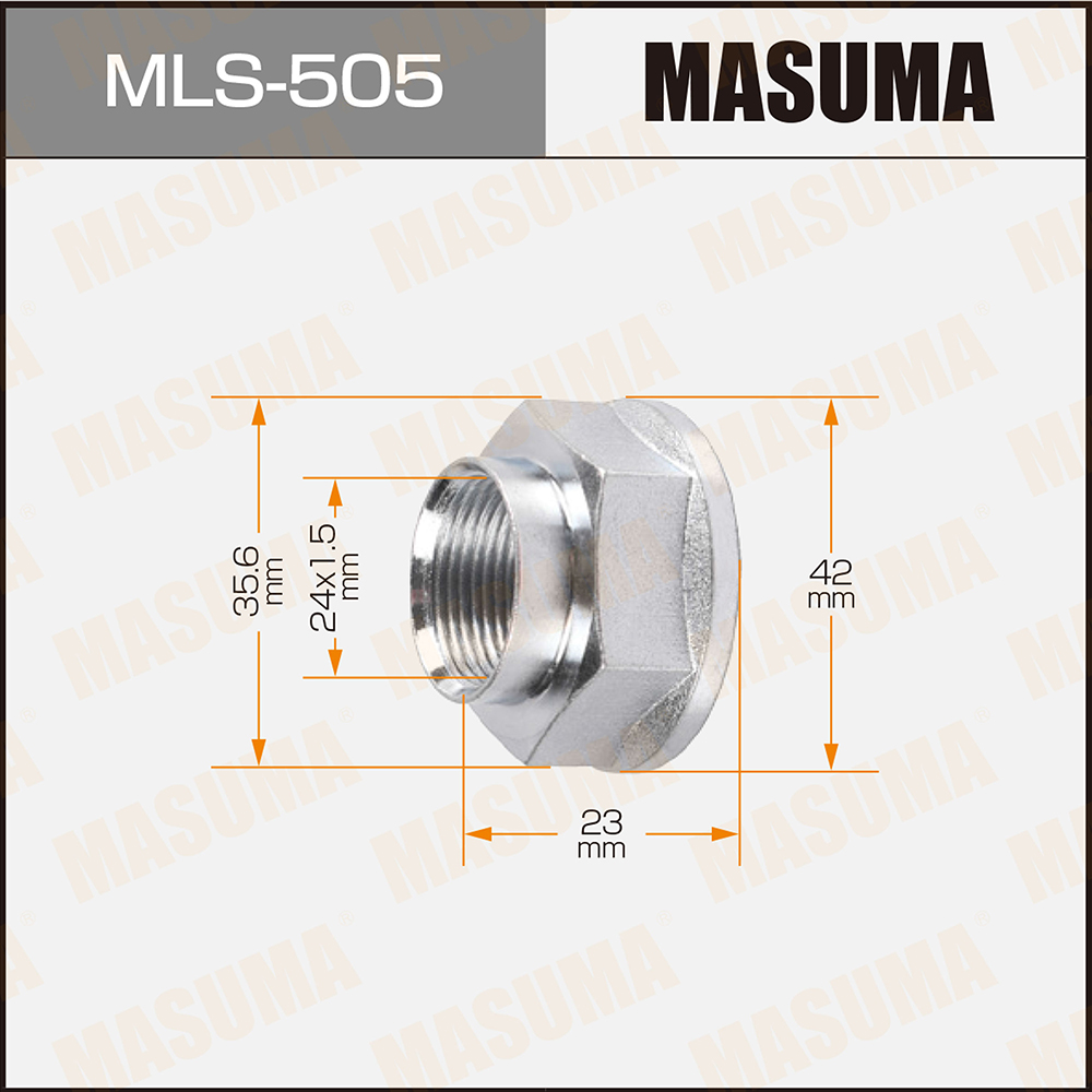 Гайка ШРУСа - Masuma mls-505