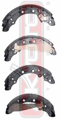 Колодки тормозные барабанные задние - Akyoto AKS-0534