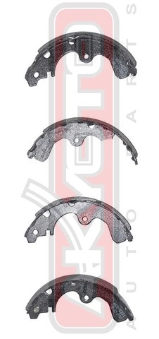 Колодки тормозные барабанные задние - Akyoto AKS-2321