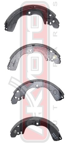 Колодки тормозные барабанные задние - Akyoto AKS-6723