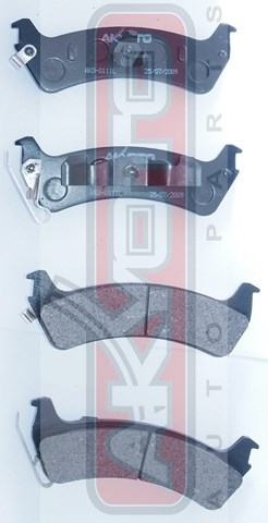 Колодки тормозные дисковые задние - Akyoto AKD-0111