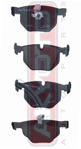 Колодки тормозные дисковые задние - Akyoto AKD-0228