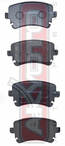 Колодки тормозные дисковые задние c датчиком - Akyoto AKD-0330