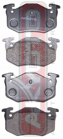 Колодки тормозные дисковые задние - Akyoto AKD-03322