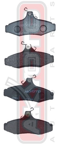 Колодки тормозные дисковые задние - Akyoto AKD-0424