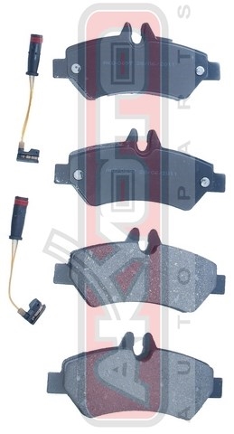 Колодки тормозные дисковые задние с датчиком - Akyoto AKD-0697