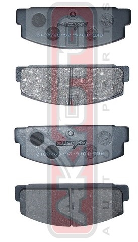 Колодки тормозные дисковые задние - Akyoto AKD-1076