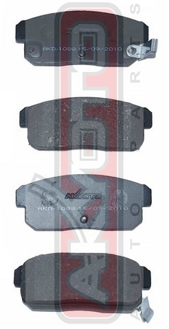 Колодки тормозные дисковые задние - Akyoto AKD-1088