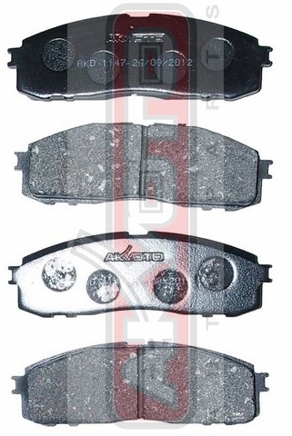 Колодки тормозные дисковые задние - Akyoto AKD-1147