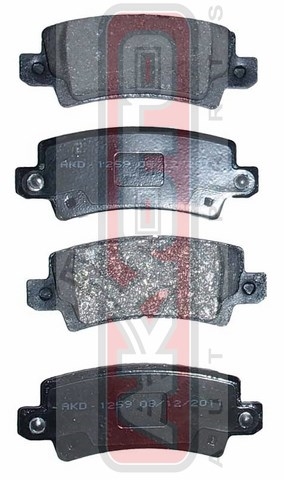 Колодки тормозные дисковые задние - Akyoto AKD-1259