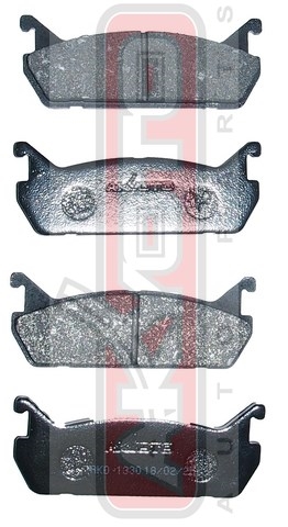 Колодки тормозные дисковые задние - Akyoto AKD-1330
