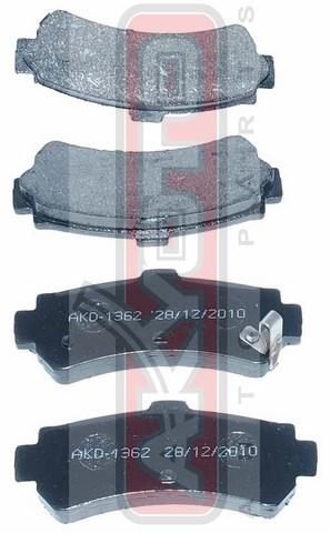 Колодки тормозные дисковые задние - Akyoto AKD-1362