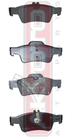 Колодки тормозные дисковые задние - Akyoto AKD-1364