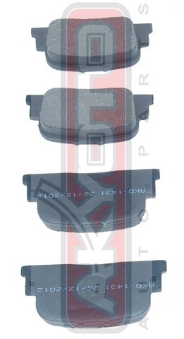 Колодки тормозные дисковые задние - Akyoto AKD-1431