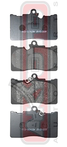 Колодки тормозные дисковые задние - Akyoto AKD-30410