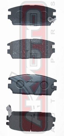 Колодки тормозные дисковые задние - Akyoto AKD-3272